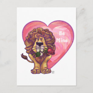 Lion Valentijnsdag Feestdagenkaart