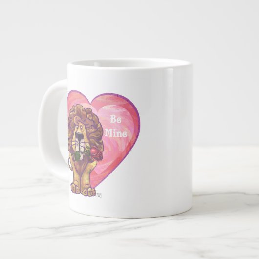 Lion Valentijnsdag Grote Koffiekop (Links)