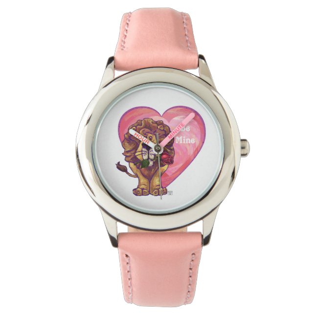 Lion Valentijnsdag Horloge (Voorkant)