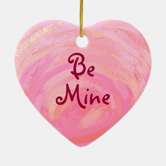 Lion Valentijnsdag Keramisch Ornament (Achterkant)