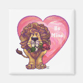 Lion Valentijnsdag Magneet (Voorkant)
