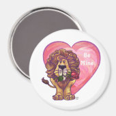 Lion Valentijnsdag Magneet (Voorkant / Achterkant)