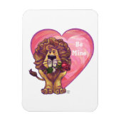 Lion Valentijnsdag Magneet (Verticaal)