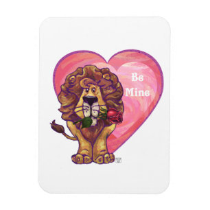 Lion Valentijnsdag Magneet