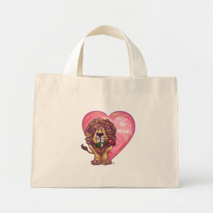 Lion Valentijnsdag Mini Tote Bag