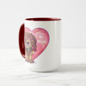 Lion Valentijnsdag Mok (Voorkant links)