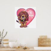 Lion Valentijnsdag Poster (Keuken)