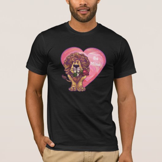 Lion Valentijnsdag T-shirt (Voorkant)