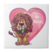 Lion Valentijnsdag Tegeltje (Voorkant)