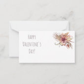 Lion Valentijnsdag Valentijn Notitiekaartje (Achterkant)