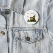 Lion van de Christelijke knopen van Judah Ronde Button 5,7 Cm (In situ)