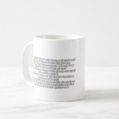 Lion van de stam van de judah grafische Mok 002 (Voorkant links)