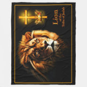 LION VAN DE TRIBE FLEECE DEKEN (Voorkant)