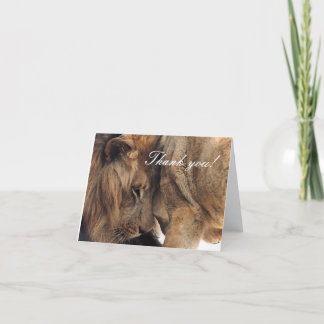 Lion van dienst - Bedankt kaarten