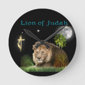 Lion van Juda Ronde Klok (Voorkant)
