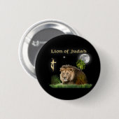 Lion van Judah-knoppen Ronde Button 5,7 Cm (Voorkant /achterkant)