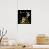 Lion van judah Poster (Keuken)
