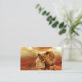 Lion Visitekaartje (Staand voorkant)