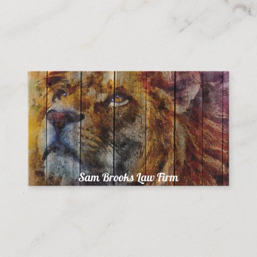 Lion Visitekaartje (Voorkant)