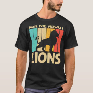 Lion voor mannen Vrouwen Lion Oerwoud Safari Anima T-shirt