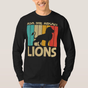 Lion voor mannen Vrouwen Lion Oerwoud Safari Anima T-shirt