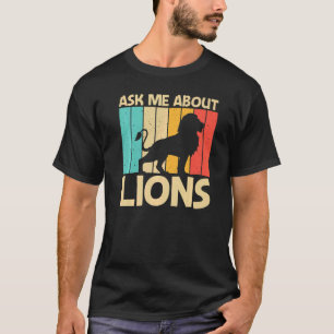 Lion voor mannen Vrouwen Lion Oerwoud Safari Anima T-shirt