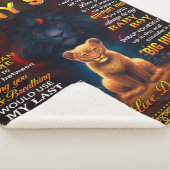 Lion voor mijn zoon soms is het een harde vader sherpa deken (3/4)