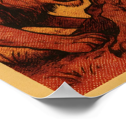 Lion vs Hyena – Territory War Comic Panel Poster (Hoek)