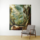 Lion Wandkleed (In situ)