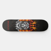 Lion Warrior Aangepaste persoonlijke naam Persoonlijk Skateboard (Horizontaal)