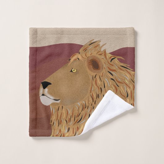 Lion Wash Cloth Washandje (Wasdoekje)