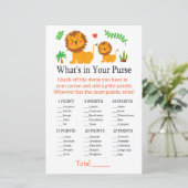 Lion Wat zit er in je handtas? (Staand voorkant)