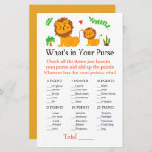 Lion Wat zit er in je handtas? (Voorkant / Achterkant)