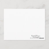 Lion Waterverf Portrait Briefkaart (Achterkant)