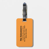 Lion Wedding Couple  Bagagelabel (Achterkant verticaal)