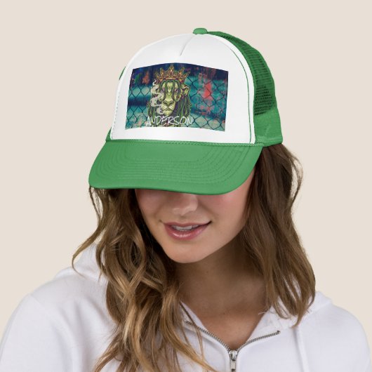 LION WEED KING Trucker Hat Trucker Pet (In situ)