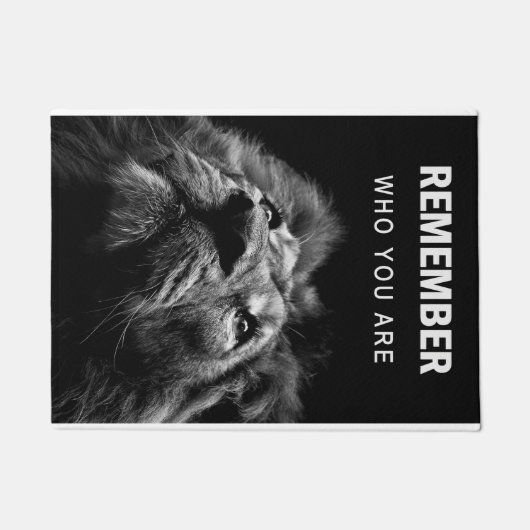 Lion weet wie je bent deurmat (Voorkant)