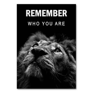 Lion weet wie je bent kaart