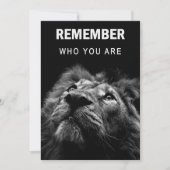 Lion weet wie je bent save the date (Voorkant)