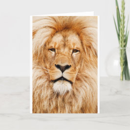 Lion Wenskaart Bedankkaart