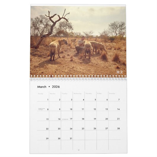Lion Whisperer 2017 Agenda Kalender (Mar 2026)