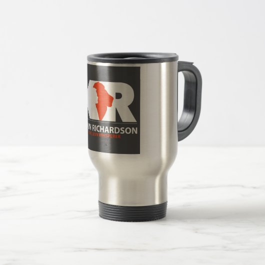 Lion Whisperer Travel Mug Reisbeker (Voorkant rechts)