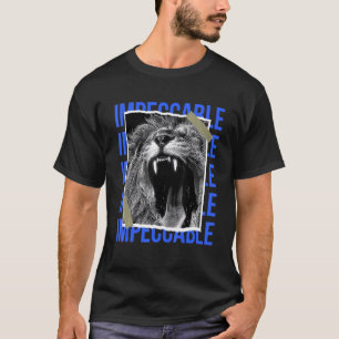 Lion Wild Cat Colorful Animal King Oerwoud Motivat T-shirt