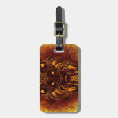 Lion wild dier abstract bagagelabel (Voorkant verticaal)
