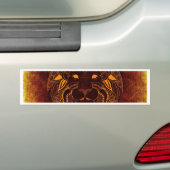 Lion wild dier abstract bumpersticker (Op auto)