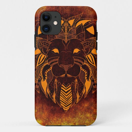 Lion wild dier abstract Case-Mate iPhone case (Achterkant)