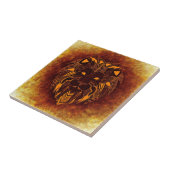 Lion wild dier abstract tegeltje (Zijkant)