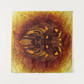 Lion wild dier abstract wandkleed (Voorkant (horizontaal))