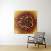 Lion wild dier abstract wandkleed (In Situ (horizontaal))