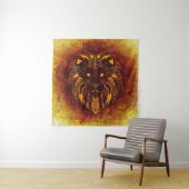 Lion wild dier abstract wandkleed (In situ)
